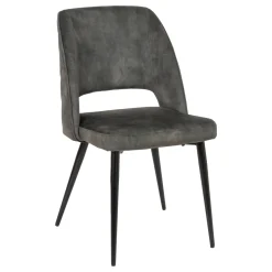 Sillas, Sillones Y Bancos>Silla KAI de terciopelo verde oscuro