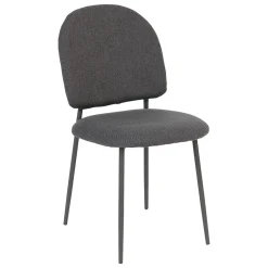 atmosphera Sillas, Sillones Y Bancos>Silla KAMILI de tejido gris