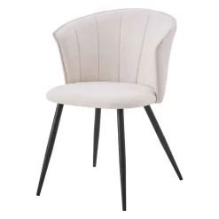 Sillas, Sillones Y Bancos>Silla LOLA beige de tejido