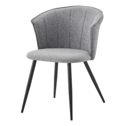 Sillas, Sillones Y Bancos>Silla LOLA gris de tela