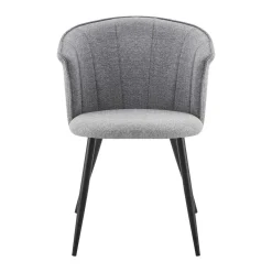 Sillas, Sillones Y Bancos>Silla LOLA gris de tela