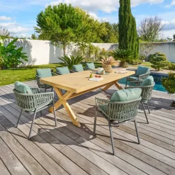 hespéride Sillas Y Pufs De Jardín>Silla ORIENGO verde oliva