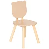 Niños atmosphera Mobiliario>Silla oso DOUCEUR beige de madera de pino 49x26cm