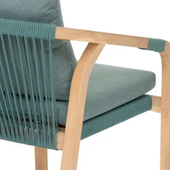 hespéride Sillas Y Pufs De Jardín>Silla PAPOUASIE verde oliva de madera de acacia