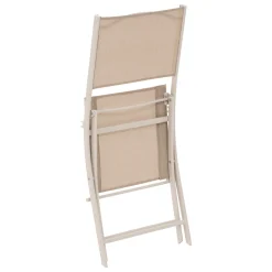 hespéride Sillas Y Pufs De Jardín>Silla plegable MODULA lino y argile