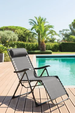 hespéride Sillas Y Pufs De Jardín>Silla relax SILOS gris antracite