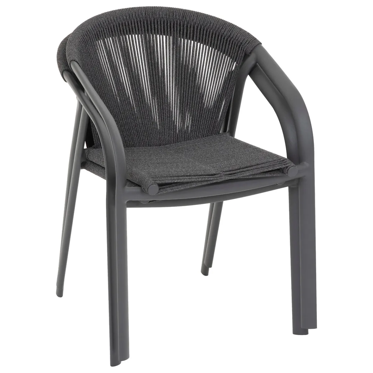 hespéride Sillas Y Pufs De Jardín>Silla RIU gris antracita e grafito