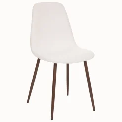 atmosphera Sillas, Sillones Y Bancos>Silla Roka De Pelo Blanco 44x51x85Cm