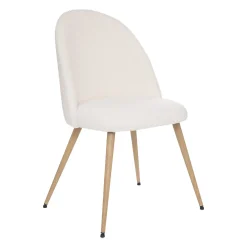 atmosphera Sillas, Sillones Y Bancos>Silla Slano Bouclee Blanco 54x52x84Cm