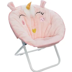 Niños atmosphera4kids Mobiliario>Silla Unicornio Rosa 55x50Cm
