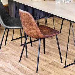 atmosphera Sillas, Sillones Y Bancos>Silla Vladi Efecto Cuero 53x43x82Cm