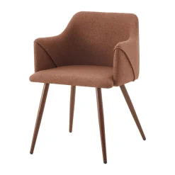 Sillas, Sillones Y Bancos>Sillón ALDRIDGE de tejido terracota