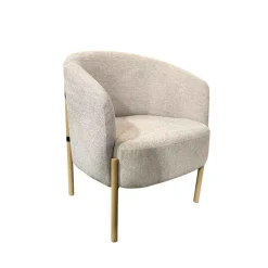 Sofás Y Sillones|Estilo Industrial>Sillón CHANIA de tejido beige