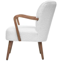 atmosphera Sofás Y Sillones|Estilo Rústico>Sillón CHIARA de tela blanco