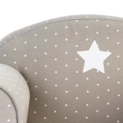 Niños atmosphera4kids Mobiliario>Sillón Clásico Gris Pardo 50x39x44Cm