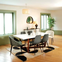 atmosphera Sillas, Sillones Y Bancos|Estilo Industrial>Sillón de tejido verde SELISO