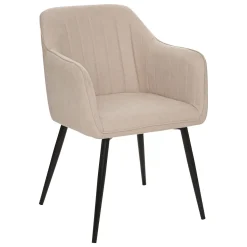 atmosphera Sofás Y Sillones|Estilo Contemporaneo>Sillón De Tela Beige 57x61.5x83Cm