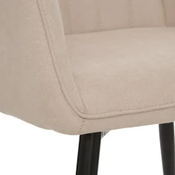 atmosphera Sofás Y Sillones|Estilo Contemporaneo>Sillón De Tela Beige 57x61.5x83Cm