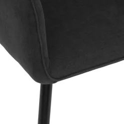 atmosphera Sofás Y Sillones|Estilo Contemporaneo>Sillón De Tela Negro 57x61.5x83Cm