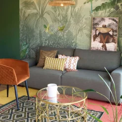 atmosphera Sofás Y Sillones|Estilo Contemporaneo>Sillón Marlo Ámbar De Terciopelo