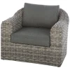 hespéride Sillas Y Pufs De Jardín>Sillón MOORÉA terre d'ombre de ratán sintético