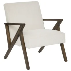 atmosphera Sofás Y Sillones|Estilo Rústico>Sillón Tela Color Crudo 81.5x75x67.5Cm