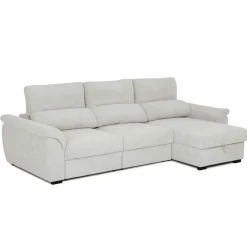 Sofás Y Sillones|Estilo Rústico>Sofá cama BREMAN gris c/arcón y chaise longue