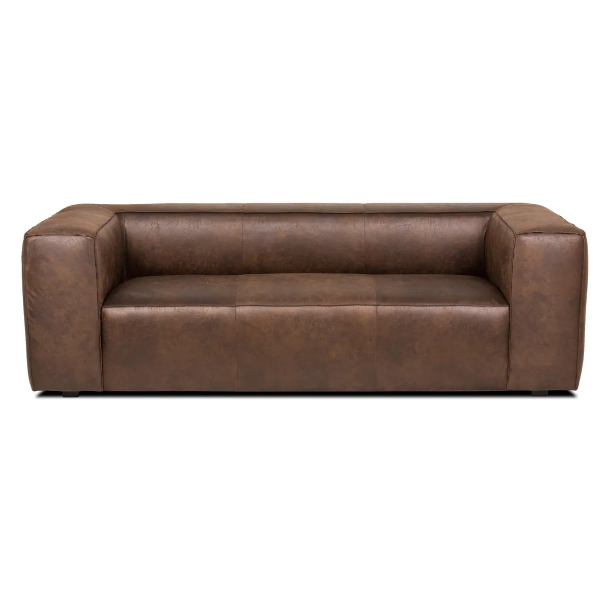 Sofás Y Sillones|Estilo Industrial>Sofá Chicago Marrón De Cuero Sintético