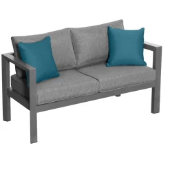 hespéride Sillas Y Pufs De Jardín>Sofá Evasion Gris Grafito 2 Plazas