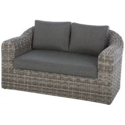 hespéride Sillas Y Pufs De Jardín>Sofá MOORÉA TERRE d'ombre de ratán sintético