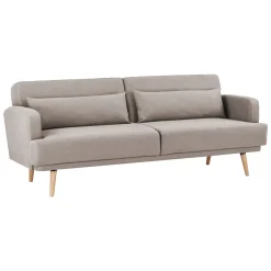 atmosphera Sofás Y Sillones|Estilo Contemporaneo>Sofa cama JACK beige de tejido