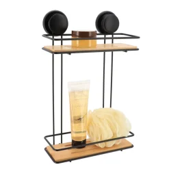 Accesorios De Baño>Soporte De Ducha C/2 Niveles Y Ventosas