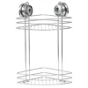 Accesorios De Baño>Soporte Esquina C/2 Estantes Y Ventosa