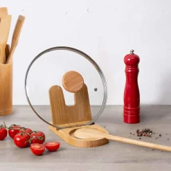 5five Encimera Y Lavavajillas>Soporte para cuchara y tapa de cocina de Bambú