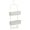 5five Accesorios De Baño>Soporte para ducha beige metálico con 2 ganchos