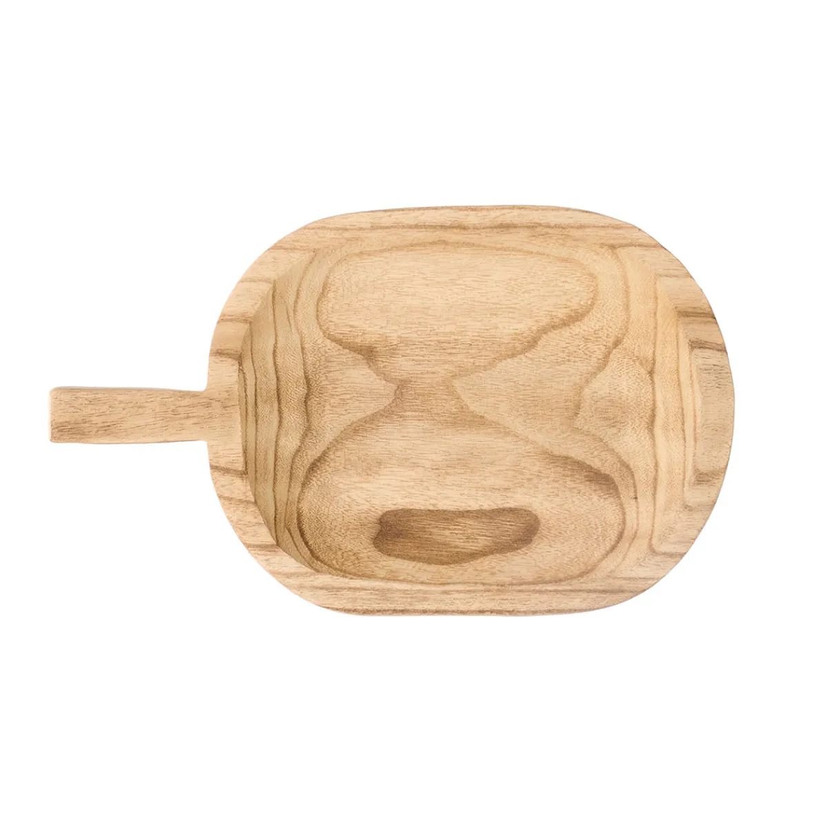 Degustación>Tabla Beige De Madera Quemada 40x24cm