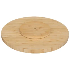 5five Degustación>Tabla giratoria beige de bambú 35cm