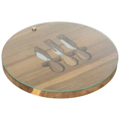 5five Degustación>Tabla para quesos con 3 cuchillos 30cm