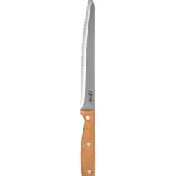 5five Placas Calefactoras Y Tablas De Cortar>Tabla P/Cortar Pan + Cuchillo 44x27x3.5