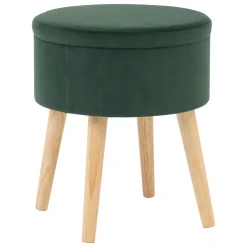 atmosphera Puff Y Banquitos>Taburete Con Almacenaje Verde