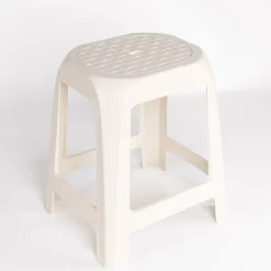 Bancos Y Escaleras>Taburete crema