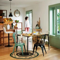 atmosphera Sillas, Sillones Y Bancos>Taburete de bar DELEK ajustable beige