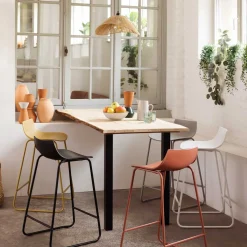 Sillas, Sillones Y Bancos>Taburete de bar OTAC negro