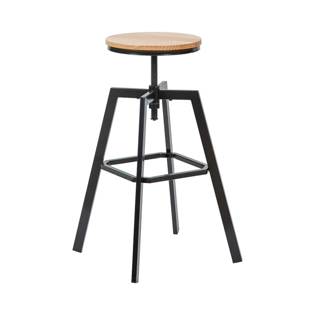 hôma Sillas, Sillones Y Bancos>Taburete de bar regulable MOCKA negro