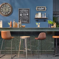 atmosphera Sillas, Sillones Y Bancos>Taburete De Bar Vladi Marrón 95Cm