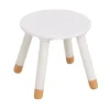 Niños atmosphera4kids Montessori>Taburete Douceur Blanco Mdf 24x26.5x24Cm