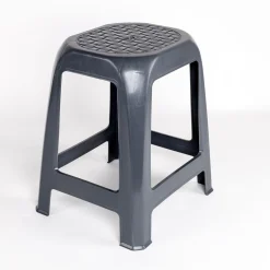 Bancos Y Escaleras>Taburete gris