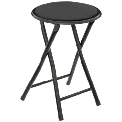 5five Sillas, Sillones Y Bancos>Taburete Plegable Metal Y Terciopelo