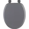 5five Accesorios De Baño>Tapa De Inodoro De Madera Luxe Gris