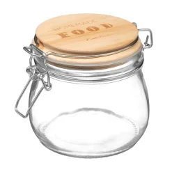 Cajas Y Frascos>Tarro De Vidrio C/Tapa Hermética 0.5L